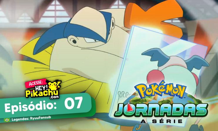 ◓ Anime Pokémon Journeys (Pokémon Jornadas) • Episódio 07: Batalhas ferozes  na Região de Hoenn! Encare a Batalha da Fronteira!!